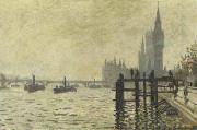 Claude Monet The Thames Below Westminster painting